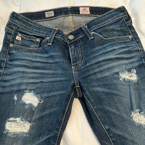 AG Stilt Crop Cigarette Jeans size 26